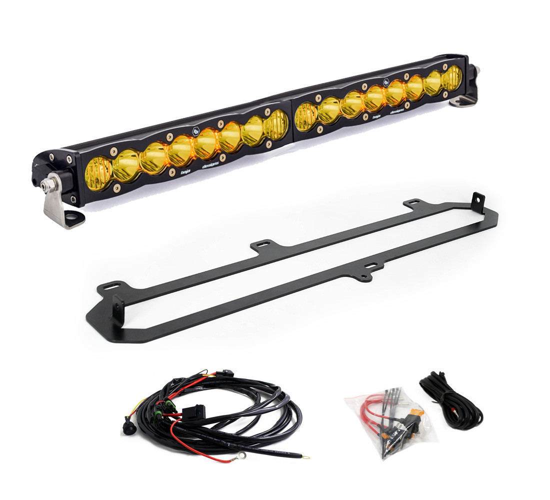 Baja Designs S8 Amber 20-Inch Grille Light Kit for 3rd Gen Tundra With TRD Grille (2022-Current)
