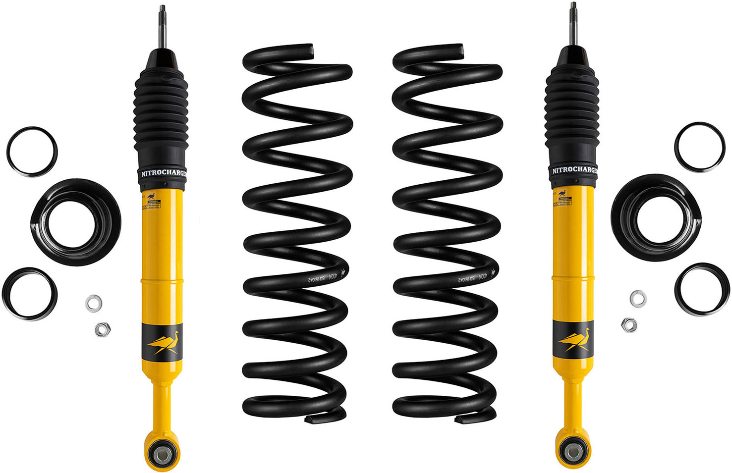 ARB Old Man Emu Nitrocharger Plus Front Shock Set with 4004 Springs for 2nd & 3rd Gen Tacoma (2005-2023)