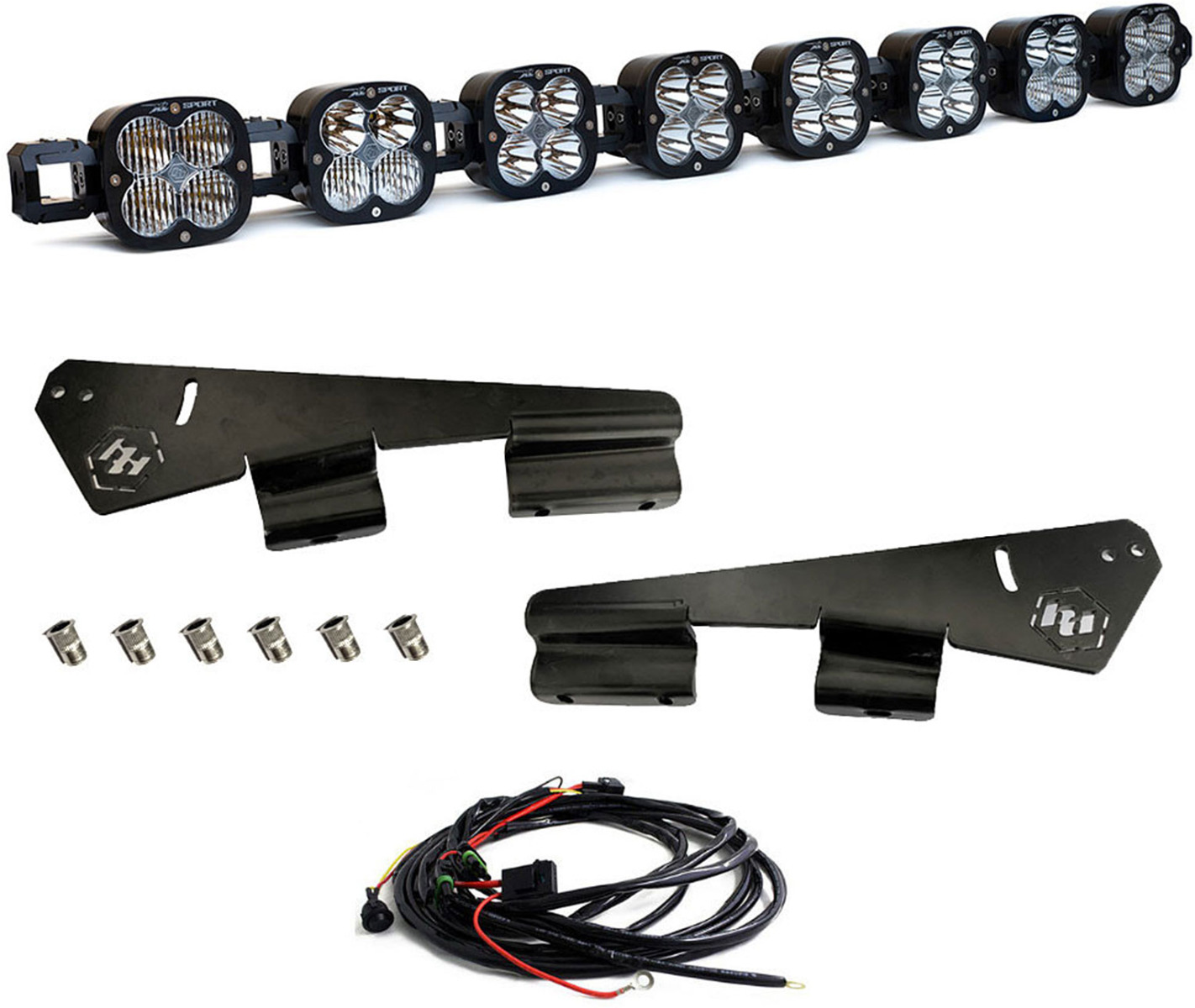 Baja Designs 8XL Linkable Light Bar Roof Kit for 2nd & 3rd Gen Toyota Tacoma (2005-2023)