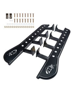 2006-2014 Toyota FJ Cruiser APEX Rock Sliders - Black Powdercoat