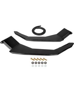 2014+ 4Runner Low Profile Front Bumper Side Supports - Black Powder Coat