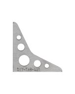 Economy Builder Laser Tab, 3" x 3" Gusset, 3/16" Thick, 90 Degree (DIY-TAB-401)