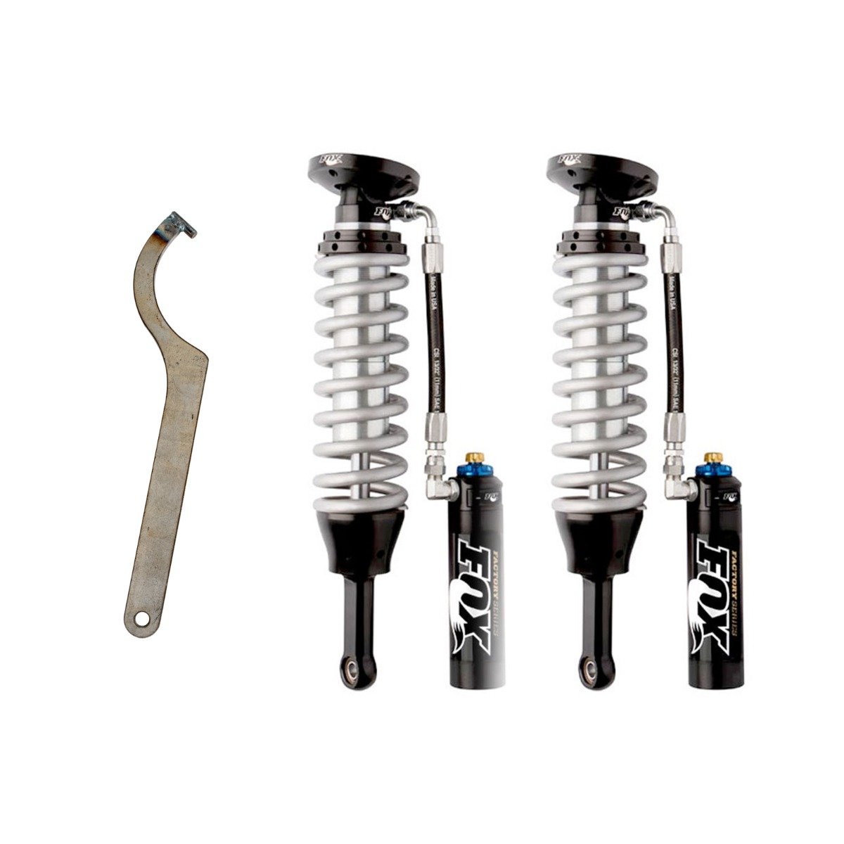 2005+ Toyota Tacoma Fox 2.5 Factory Series Front Long Travel Reservoir Coilover with DSC