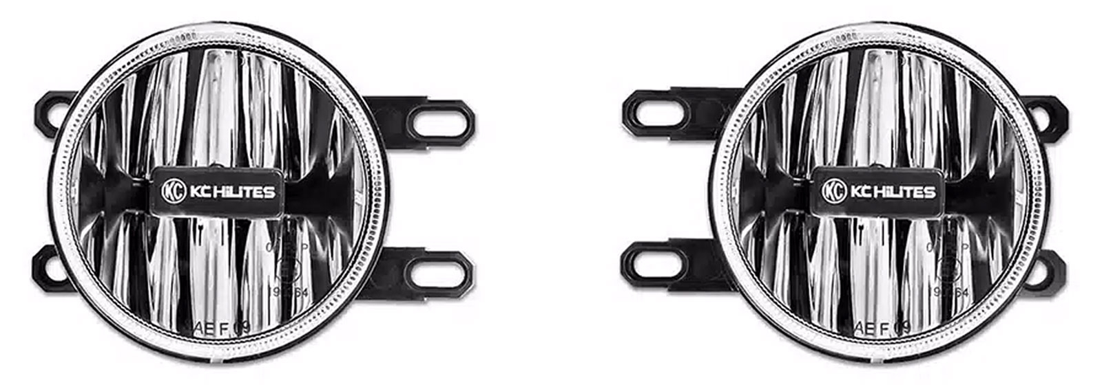 KC HiLites 4" Gravity LED G4 SAE & ECE 10W Fog Lamp Set For Toyota Tacoma | 4Runner | Tundra