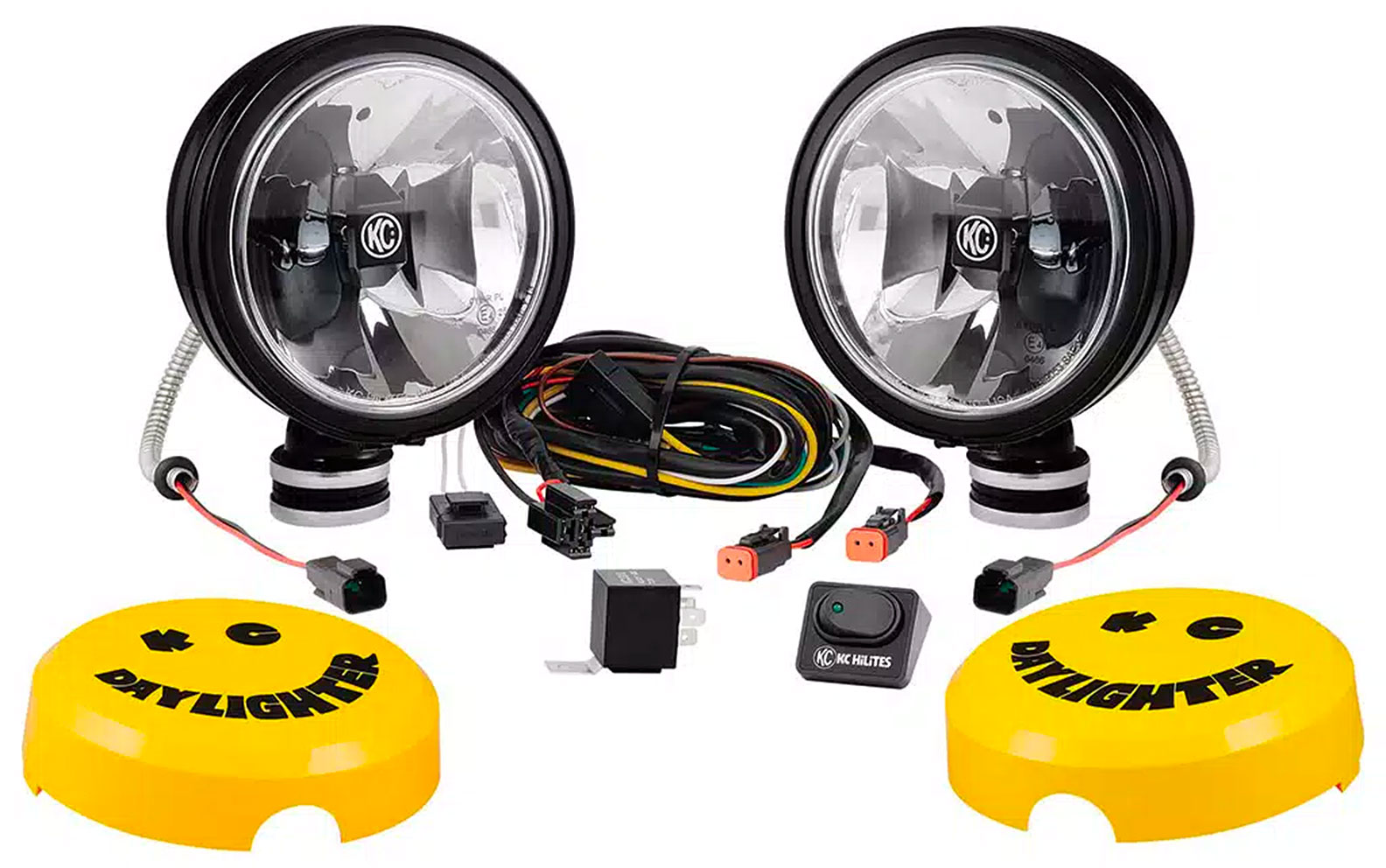 KC HiLites 6" Daylighter Gravity LED 2-Light System, SAE | ECE 20W Driving Beam