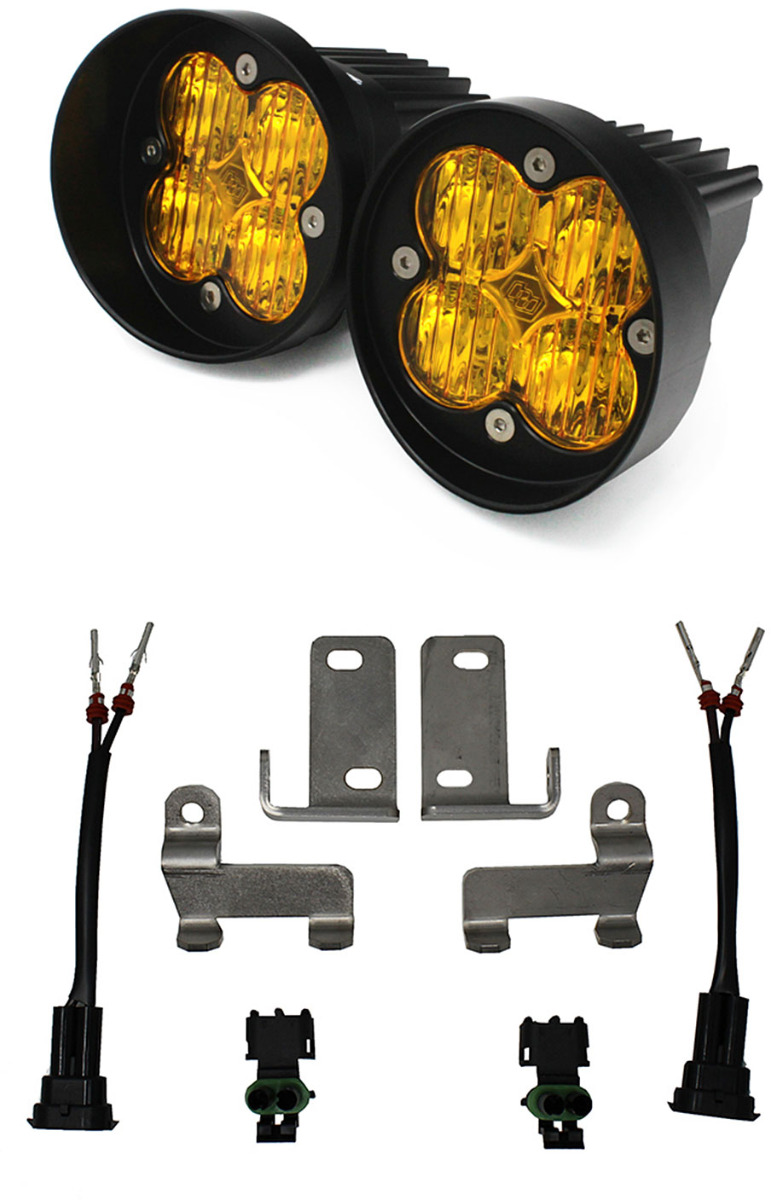 Baja Designs Toyota Squadron-R Sport Fog Pocket Light Kit For 2010-23 4Runner | 2012-23 Tacoma | 2014-21 Tundra