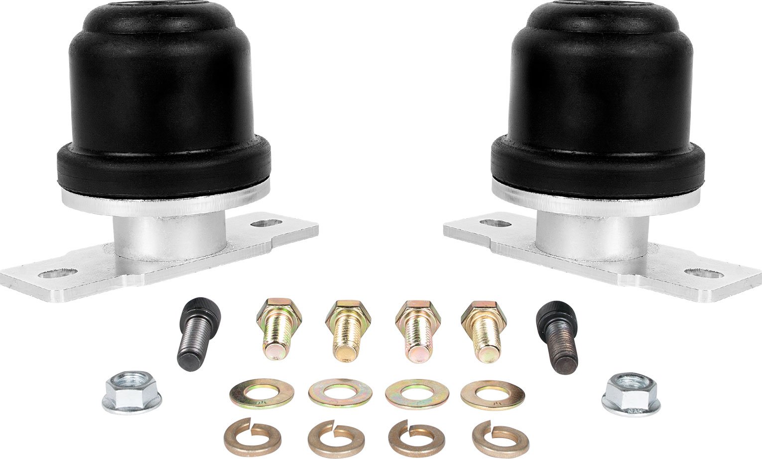 Wheeler's SuperBump Bumpstop Pair with Universal Brackets and Mounting Hardware for All-Pro Flip Plates (WOR-306953)